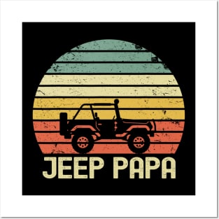 Jeep papa vintage Jeep Posters and Art